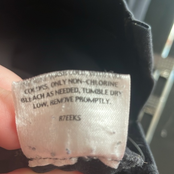 Eileen Fisher Elastic Stretchy Waist Cotton 5% Spandex Skinny Pants Size Large - Picture 7 of 9